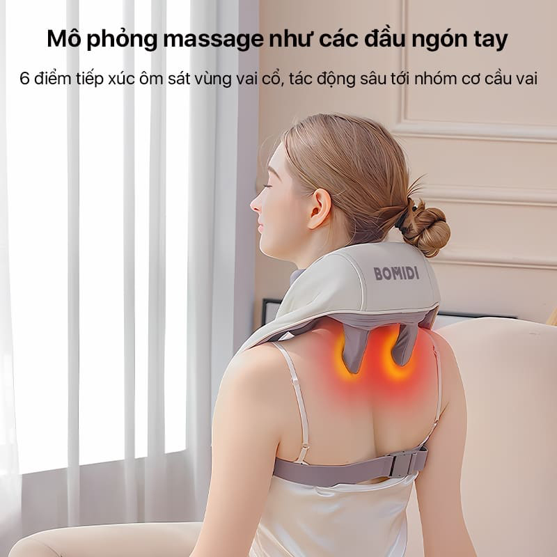 Máy massage cổ vai gáy Bomidi MP2 - Hàng chính hãng