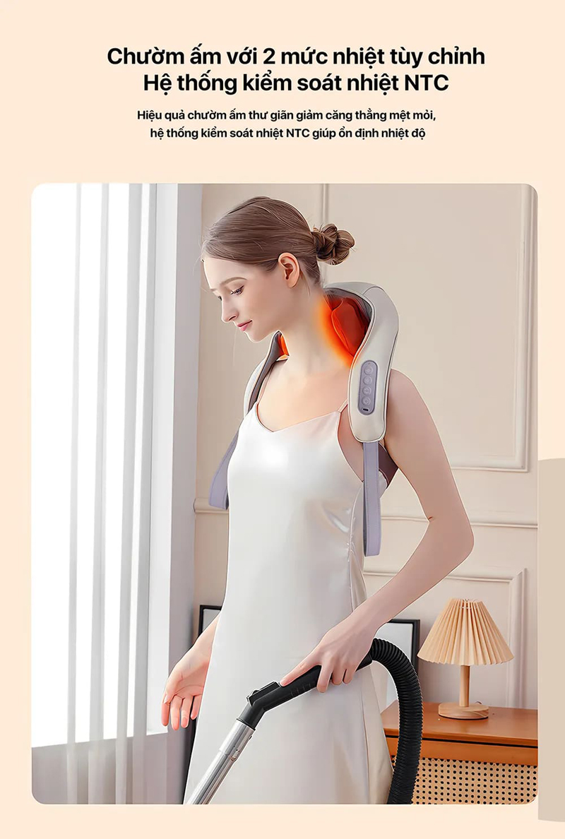 Máy massage cổ vai gáy Bomidi MP2 - Hàng chính hãng