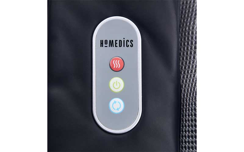 Điều khiển của Đai massage Shiatsu cổ vai gáy và toàn thân kèm nhiệt Homedics NMS-615HJ