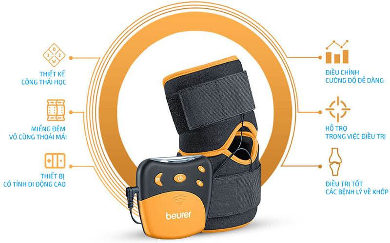 Đai massage đầu gối Beurer EM29 - Hàng chính hãng