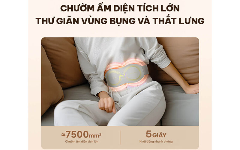 Đai massage lưng SKG K5-Pro-Max - Hàng chính hãng