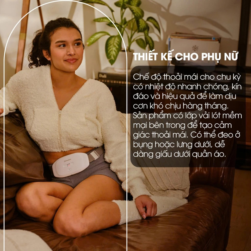 Thích hợp cho phụ nữ đến kỳ kin nguyệt, nhân viên văn phòng,..