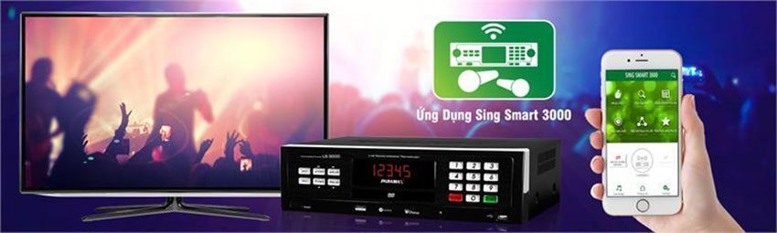 Đầu karaoke Paramax LS-3000 với chức năng kết nối Wifi