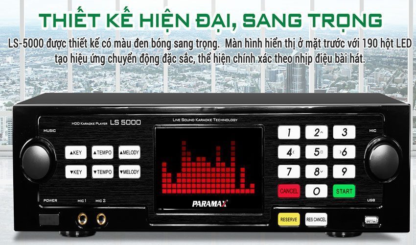 Đầu karaoke Paramax LS-5000 - Hàng chính hãng