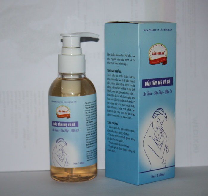Dầu tắm mẹ và bé Cầu Bình An 150ml - Hàng chính hãng