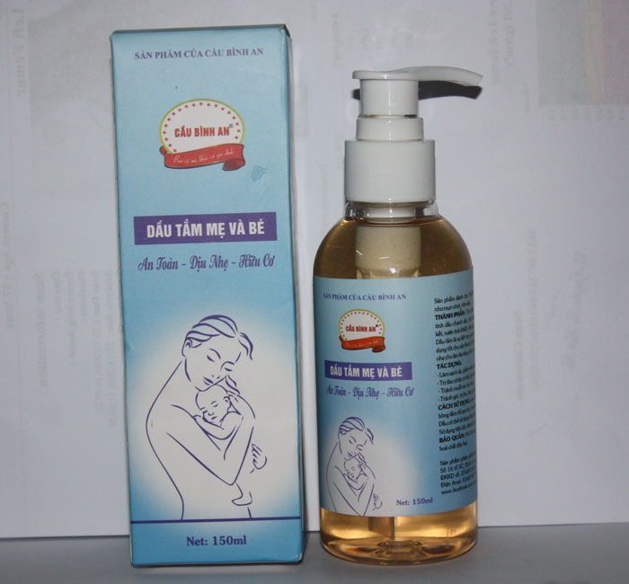 Dầu tắm mẹ và bé Cầu Bình An 150ml - Hàng chính hãng