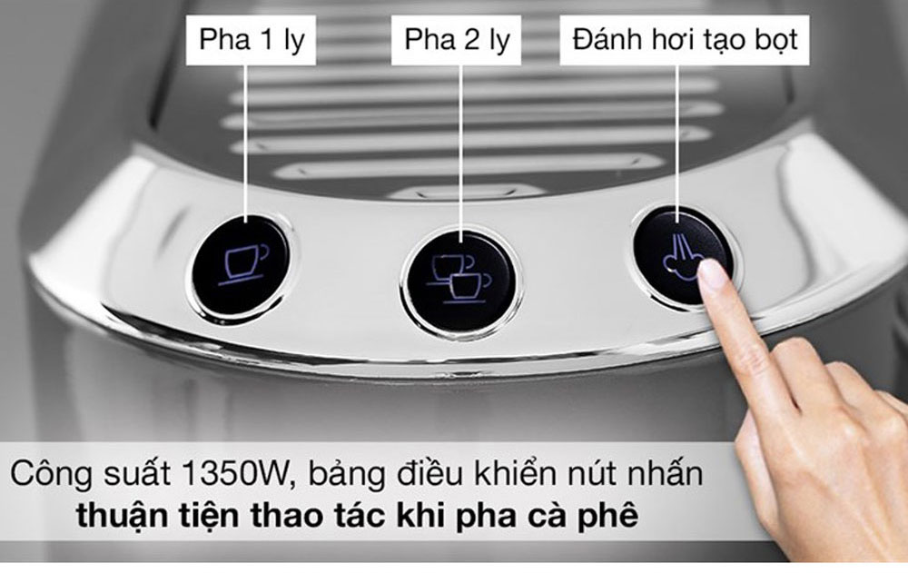 Máy pha cà phê Delonghi EC785.GY - Hàng chính hãng
