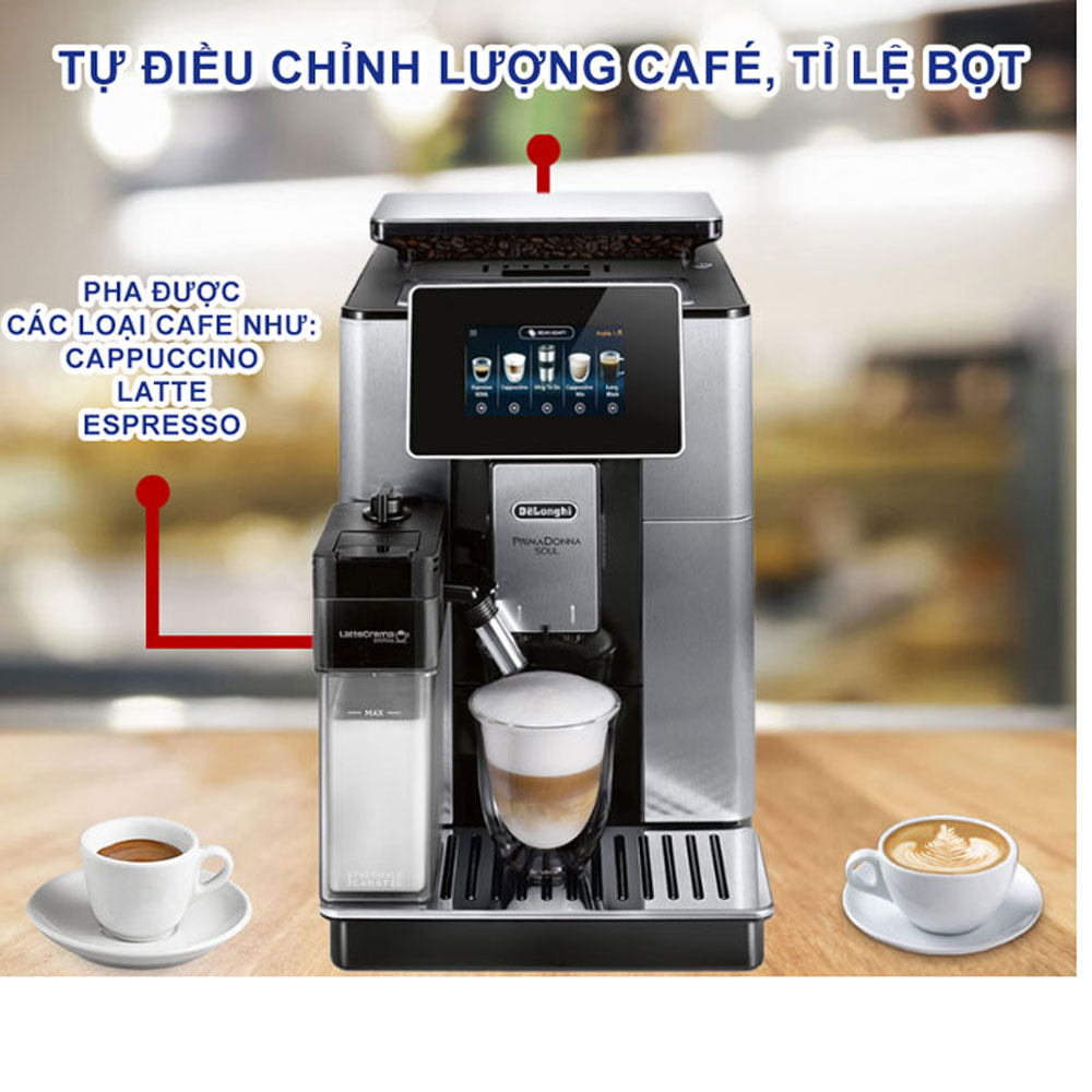 Máy pha cà phê Delonghi ECAM610.75.MB - Hàng chính hãng