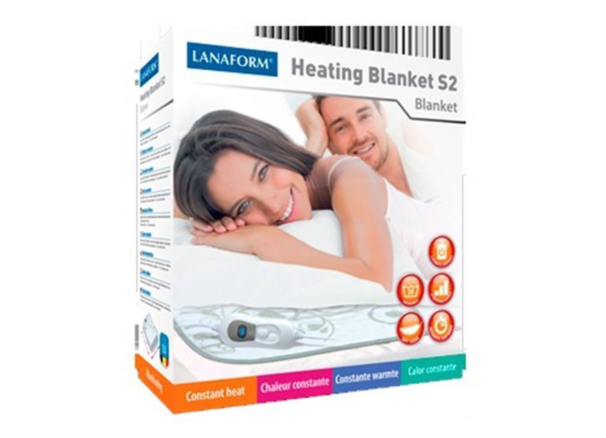 Đệm điện đôi (160 x 140)cm Lanaform S2 LA180111 - Hàng chính hãng