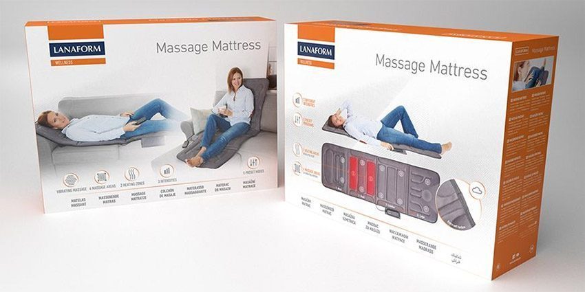 Đệm massage toàn thân Lanaform Mattress LA110315 - Hàng chính hãng