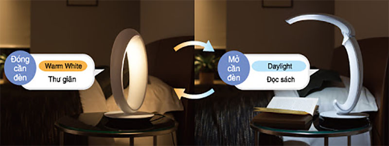 Đèn LED để bàn Panasonic SQ-LE530K-N  - Hàng chính hãng