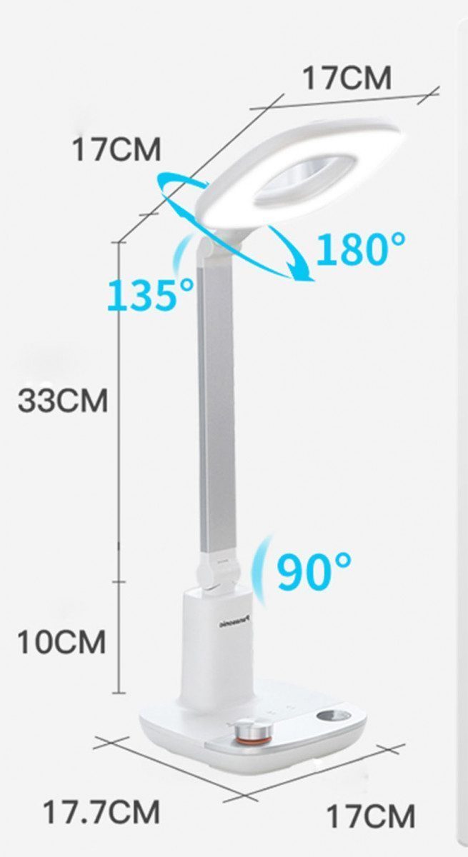 Kích thước của đèn bàn bảo vệ mắt Panasonic (A) HHLT0631