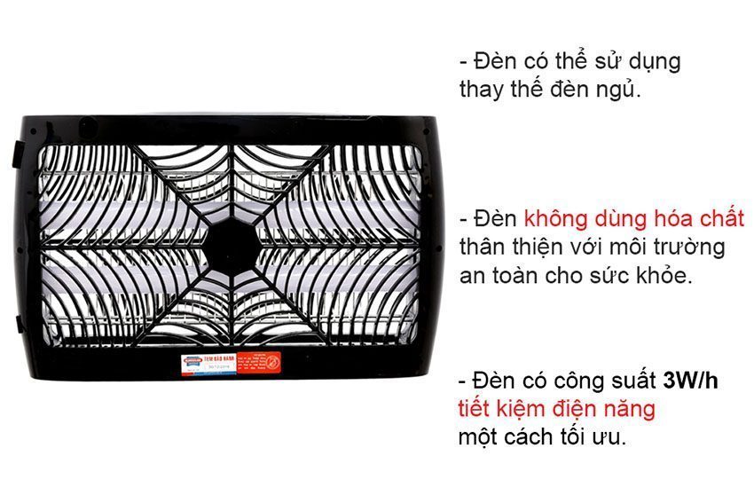 Đèn bắt muỗi Sunhouse SHE-MK03 - Hàng chính hãng