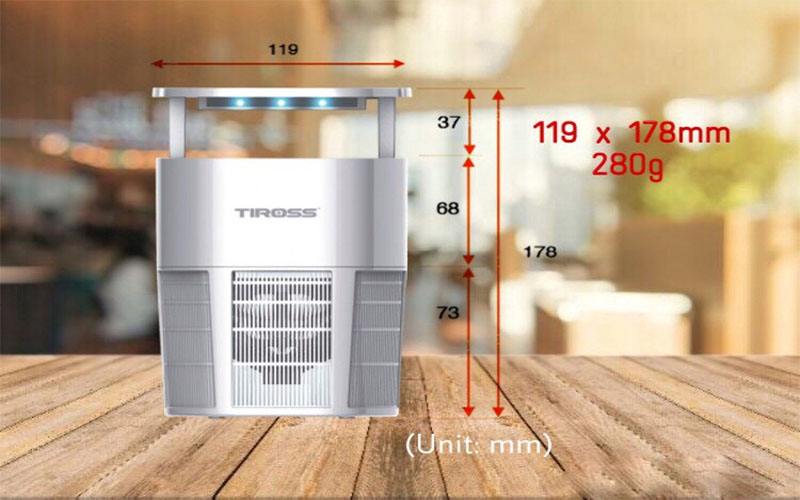 Đèn bắt muỗi Tiross TS8811 - Hàng chính hãng