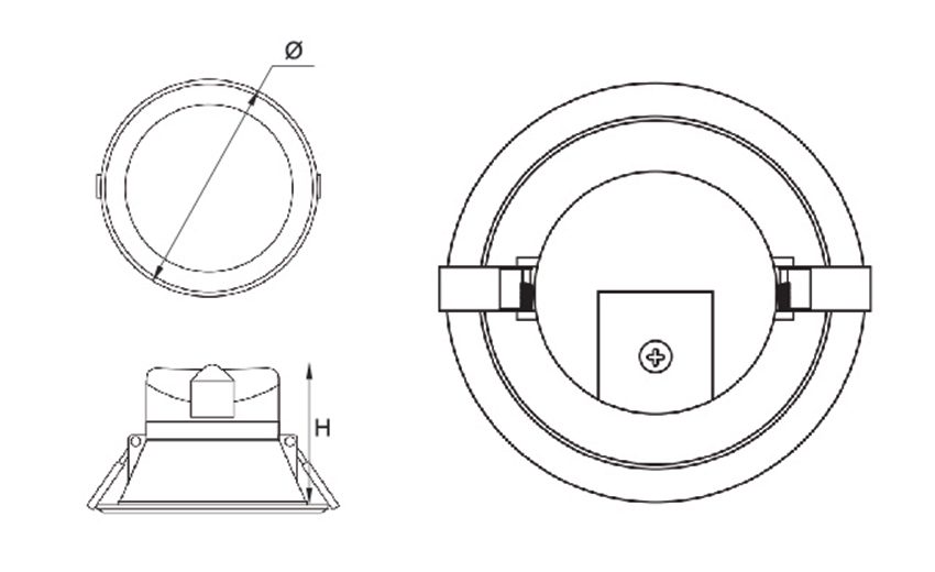 Đèn Led Downlight Panasonic NDL083 - Hàng chính hãng