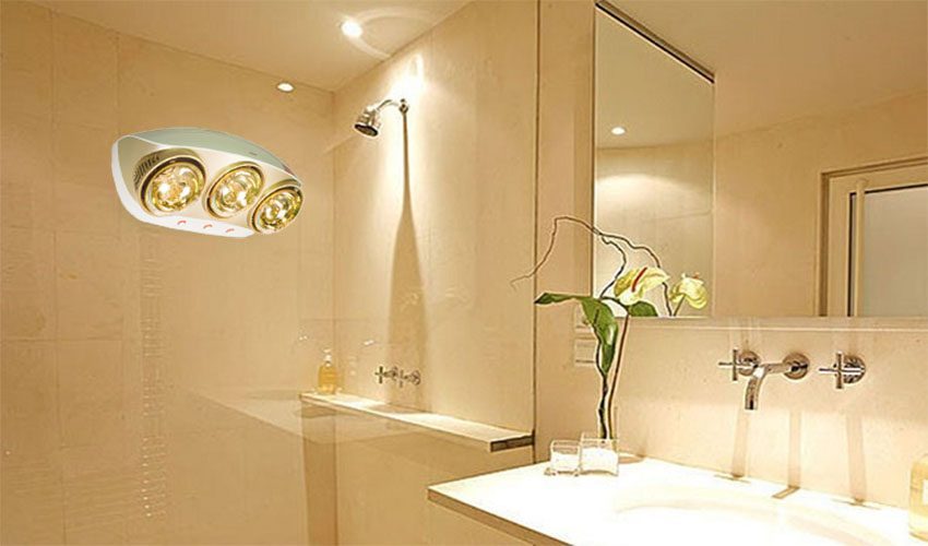 Đèn sưởi nhà tắm Braun KU03G - Hàng chính hãng