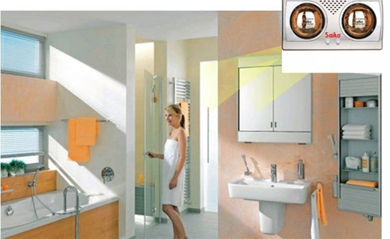 Đèn sưởi nhà tắm Saiko BH-2551H - Hàng chính hãng