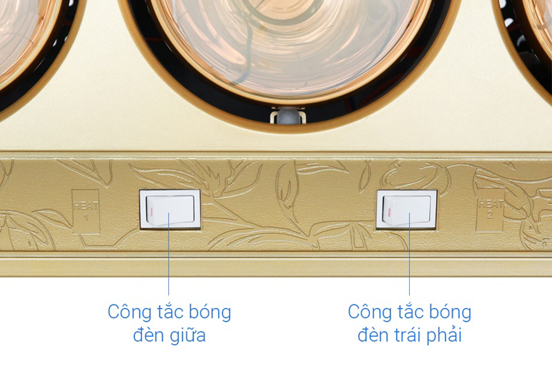 Đèn sưởi nhà tắm Kangaroo KG3BH01 - Hàng chính hãng