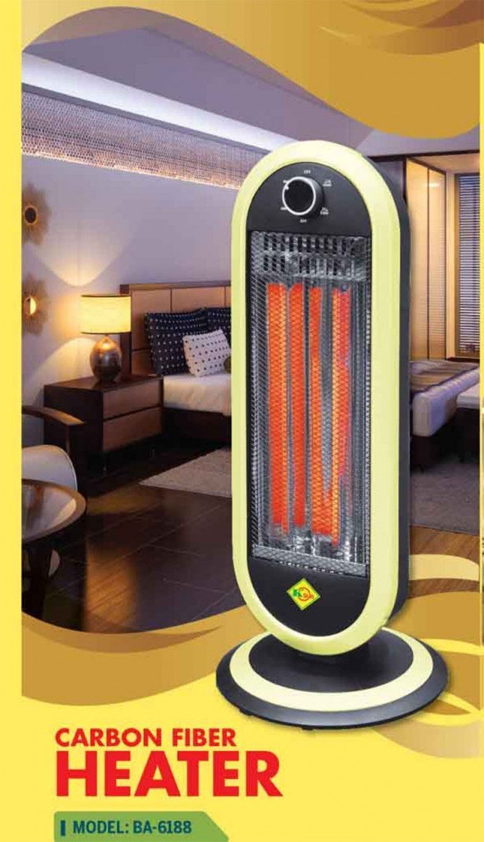 Đèn sưởi sợi carbon K'sun BA-6188 - Hàng chính hãng