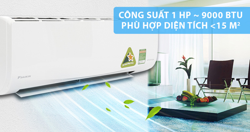 Điều hòa 1 chiều Daikin inverter FTKF25XVMV - Hàng chính hãng