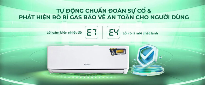 Điều hòa 1 chiều Nagakawa NS-C12R2T30 - Hàng chính hãng