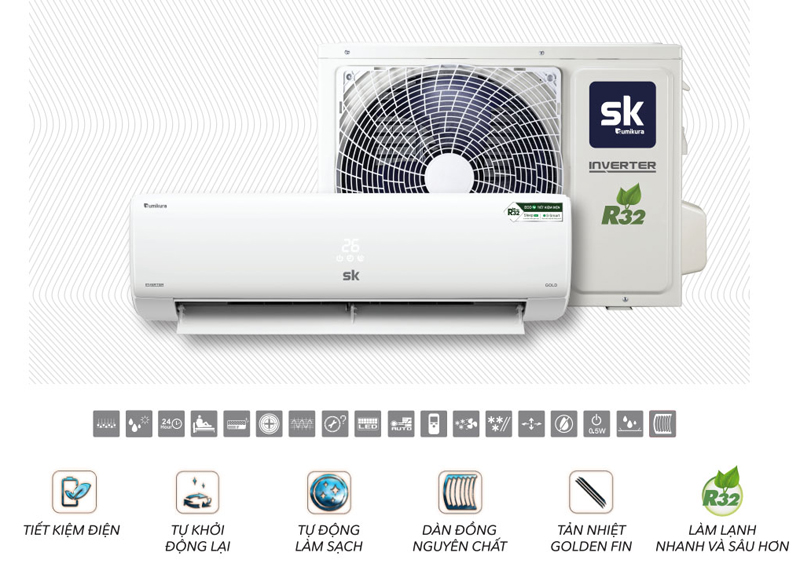 Máy lạnh 1 chiều Sumikura APS/APO-280  - Hàng chính hãng