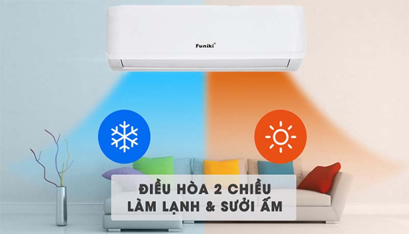 Điều hòa 2 chiều Funiki inverter HIH18TMU - Hàng chính hãng