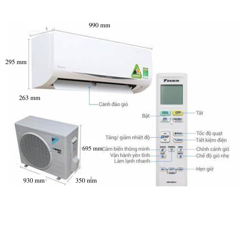 Máy lạnh 2 chiều Daikin FTXV71QVMV/RXV71QVMV - Hàng chính hãng
