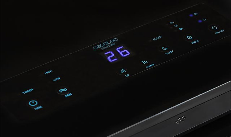 Bảng điều khiển của Điều hòa không khí 3 trong 1 Cecotec ForceClima 9050