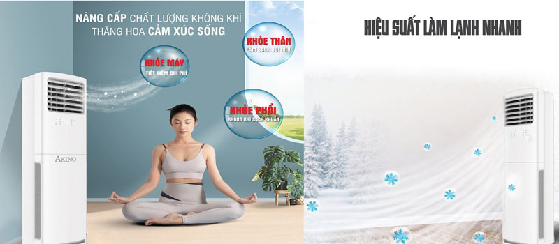 Điều hòa tủ đứng Akino MY-M1FLC28FS / MY-M1FLCH8FS - Hàng chính hãng