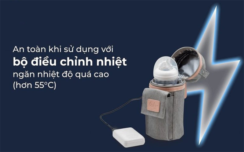 Dụng cụ hâm sữa xách tay Ready 3 Fatzbaby FB3103SL (Không kèm adaptor) - Hàng chính hãng