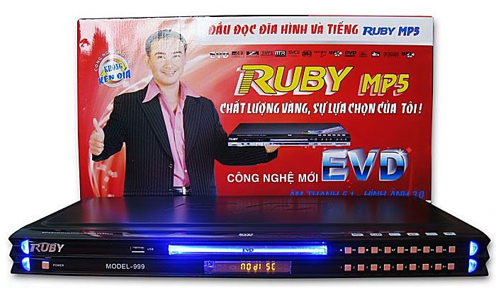 Đầu đĩa Ruby EVD 999 (3801) - Hàng chính hãng
