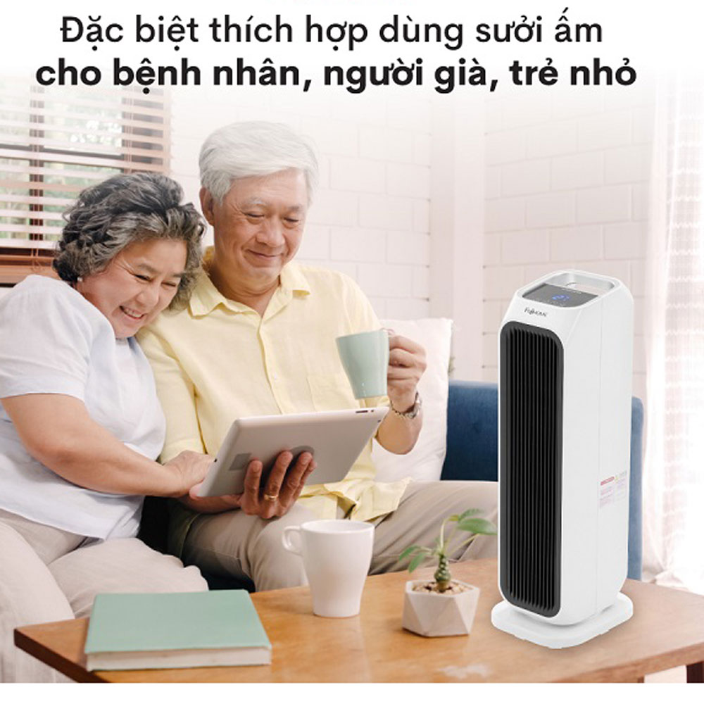 Quạt sưởi gốm Ceramic Fujihome FH3000 - Hàng chính hãng