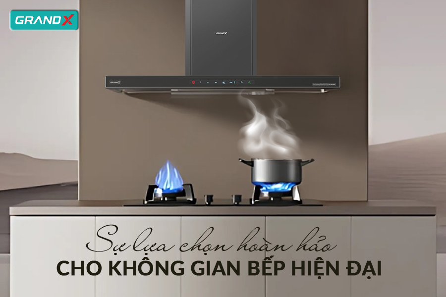 Hút mùi áp tường chữ T GrandX GX H70T69G - Hàng chính hãng