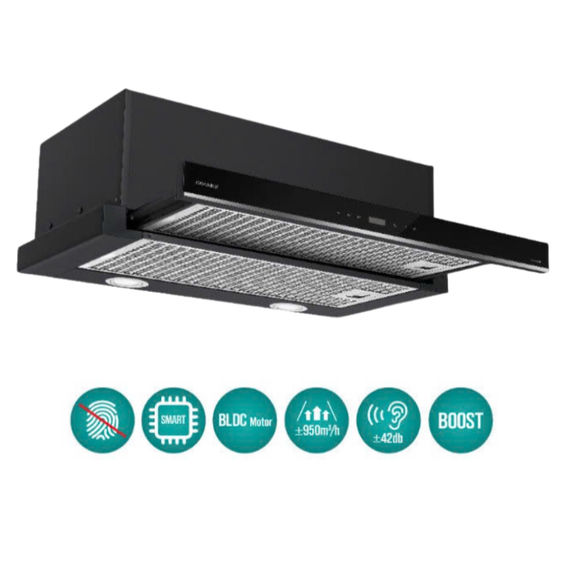 Hút mùi âm tủ GrandX GX H70F85G - Hàng chính hãng