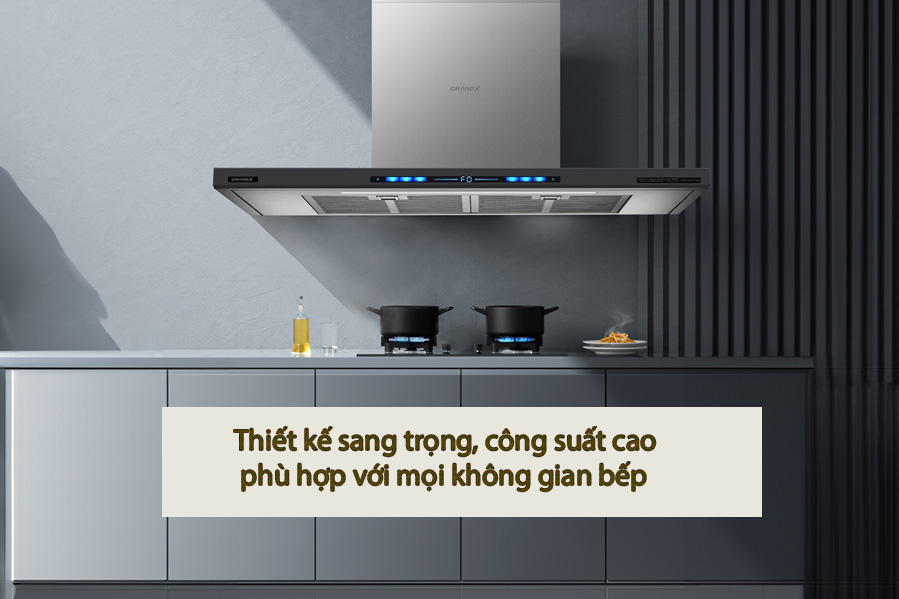 Hút mùi áp tường chữ T GX H70T78SG - Hàng chính hãng