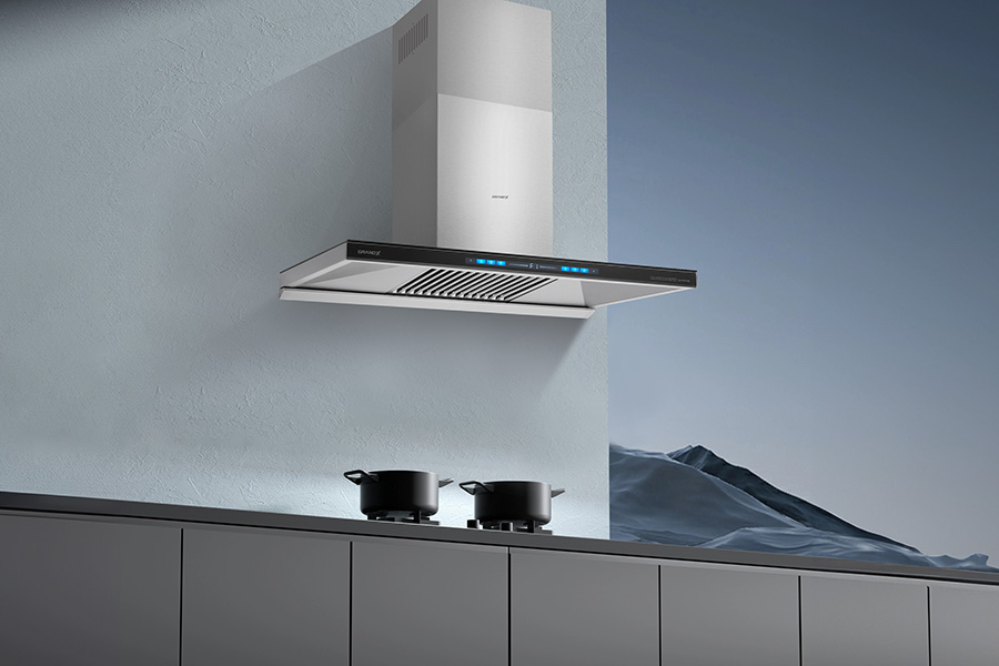 Hút mùi áp tường chữ T GrandX GX H90T81SB - Hàng chính hãng