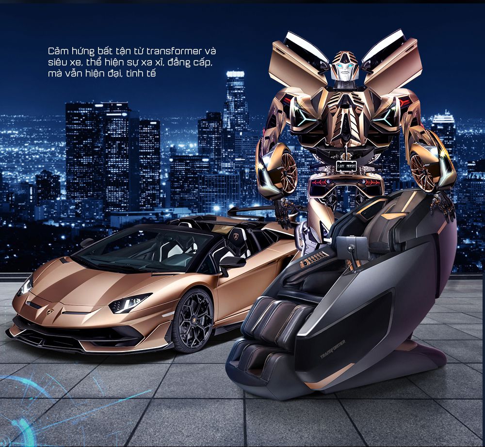 Ghế Massage Buheung Transformer LUX-9800 - Hàng chính hãng