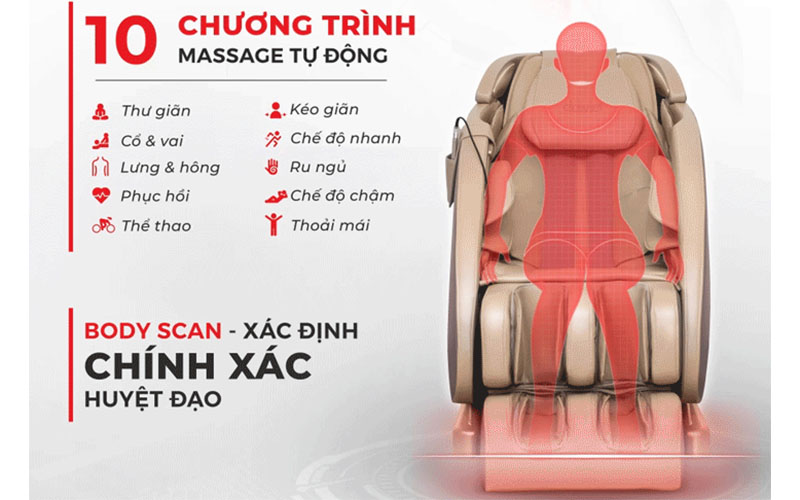 Ghế massage Makano DVGM-20001 - Hàng chính hãng