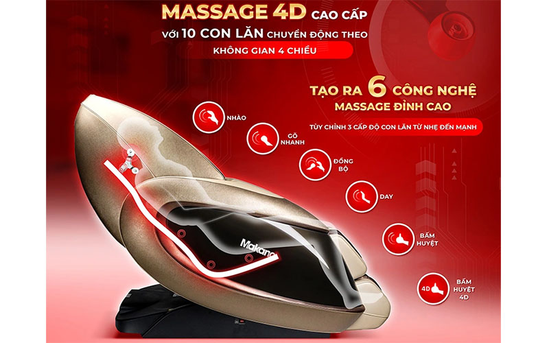 Ghế massage Makano DVGM-30003 - Hàng chính hãng