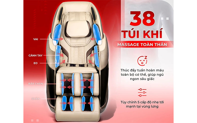 Ghế massage Makano DVGM-30003 - Hàng chính hãng