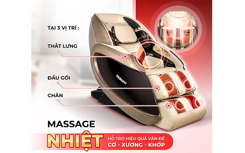 Ghế massage Makano DVGM-30003 - Hàng chính hãng