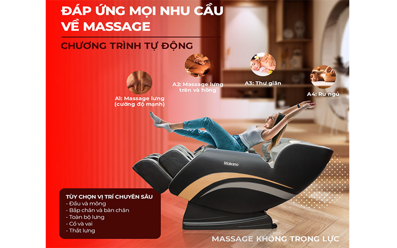 Ghế massage Makano MKGM-00005 - Hàng chính hãng
