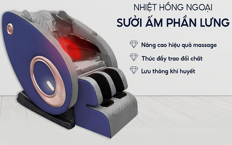 Tính năng hồng ngoại của Ghế massage Panworld PW-4422