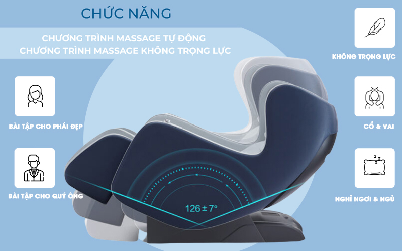 Ghế massage toàn thân Buheung MK-5400 - Hàng chính hãng