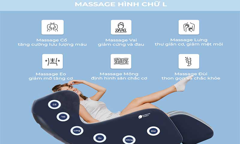 Ghế massage toàn thân Buheung MK-5400 - Hàng chính hãng