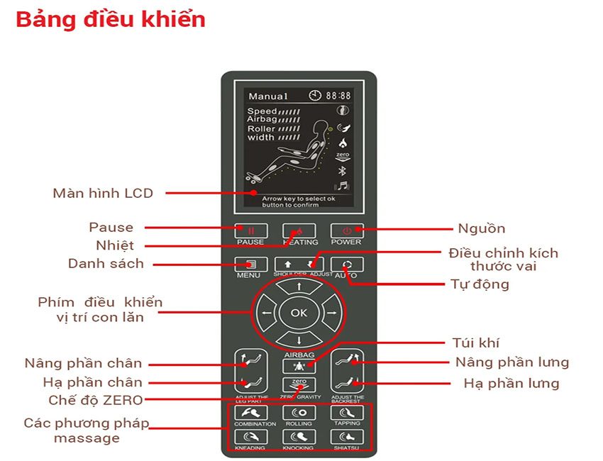 Ghế Massage toàn thân Buheung MK-9000 - Hàng chính hãng