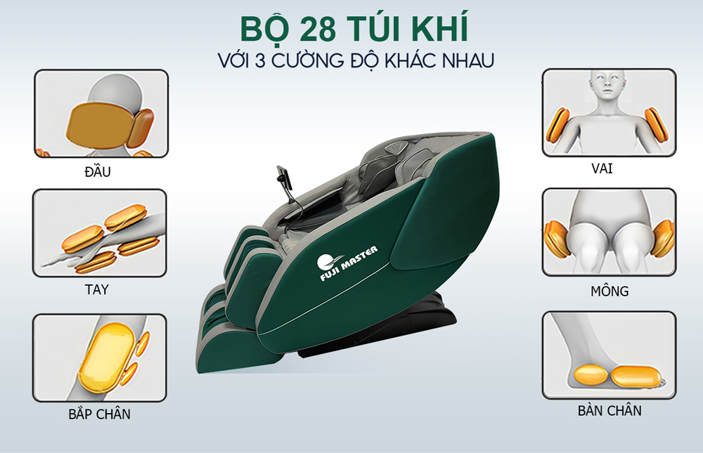 Ghế massage toàn thân FujiMaster FJM-2181 - Hàng chính hãng