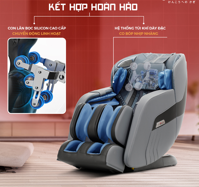 Ghế massage toàn thân Hasuta HMC820 - Hàng chính hãng