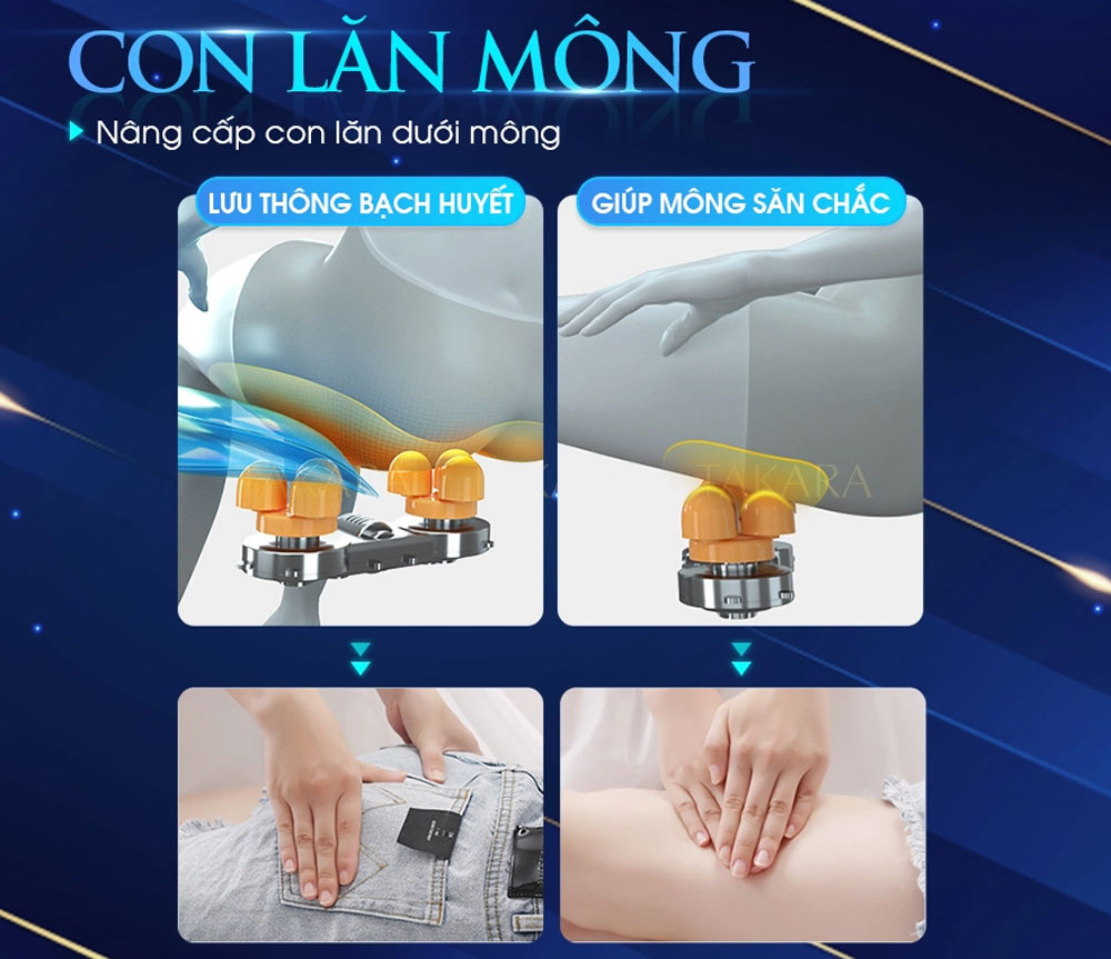 Ghế massage toàn thân Takara K9 - Hàng chính hãng